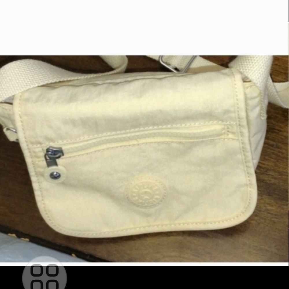 Kipling Cream Crossbody Bag